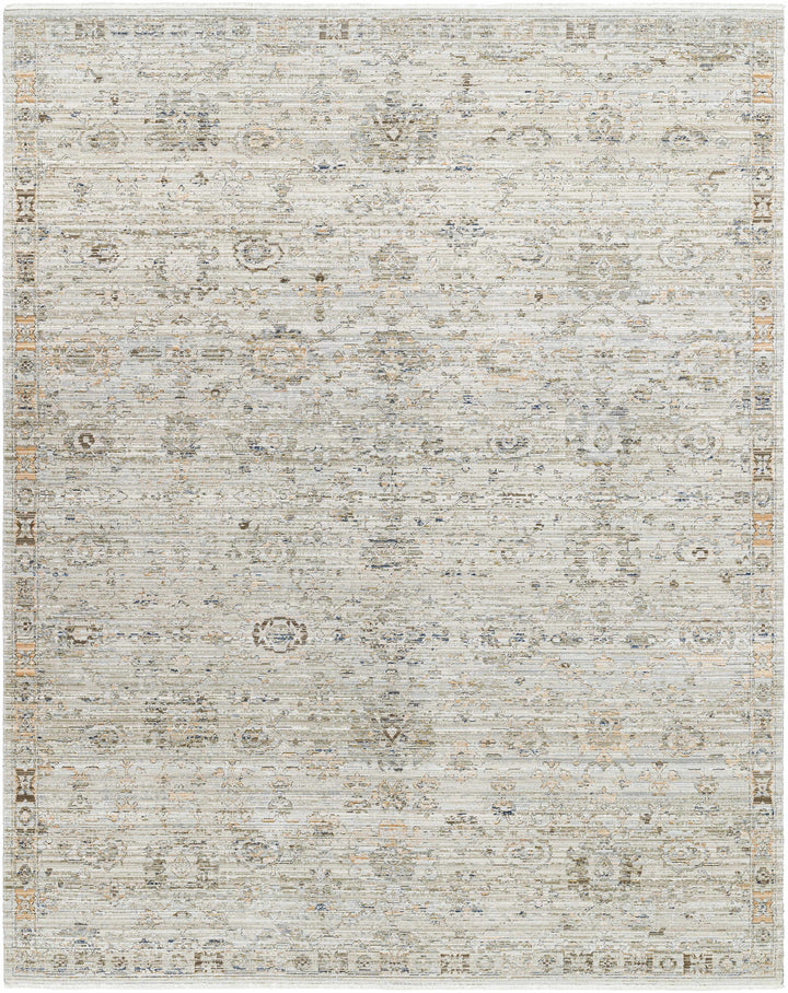 Mikia Traditional Gray Outdoor Machine Woven Rug
