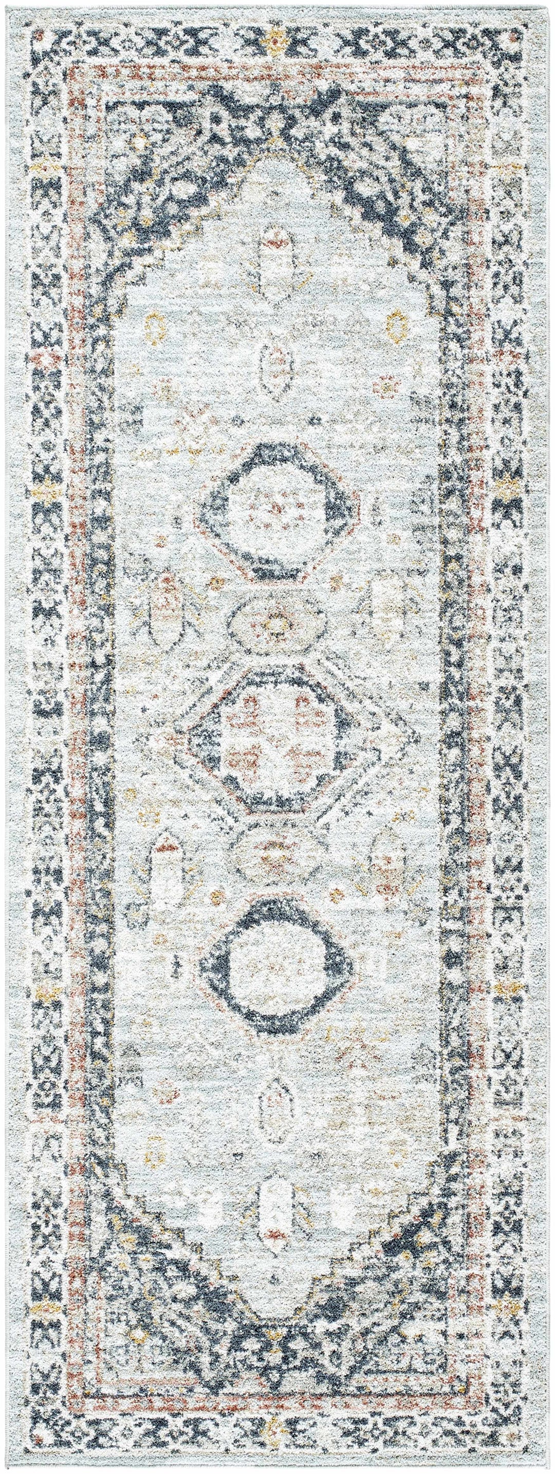 Gilda Beige And Gray Traditional Area Rug
