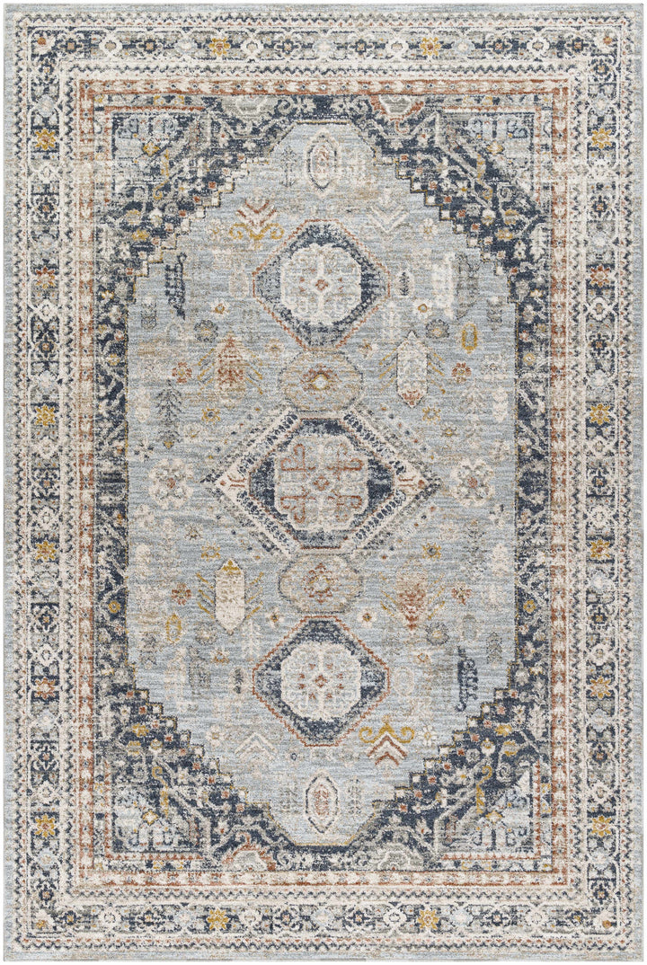 Gilda Beige And Gray Traditional Area Rug