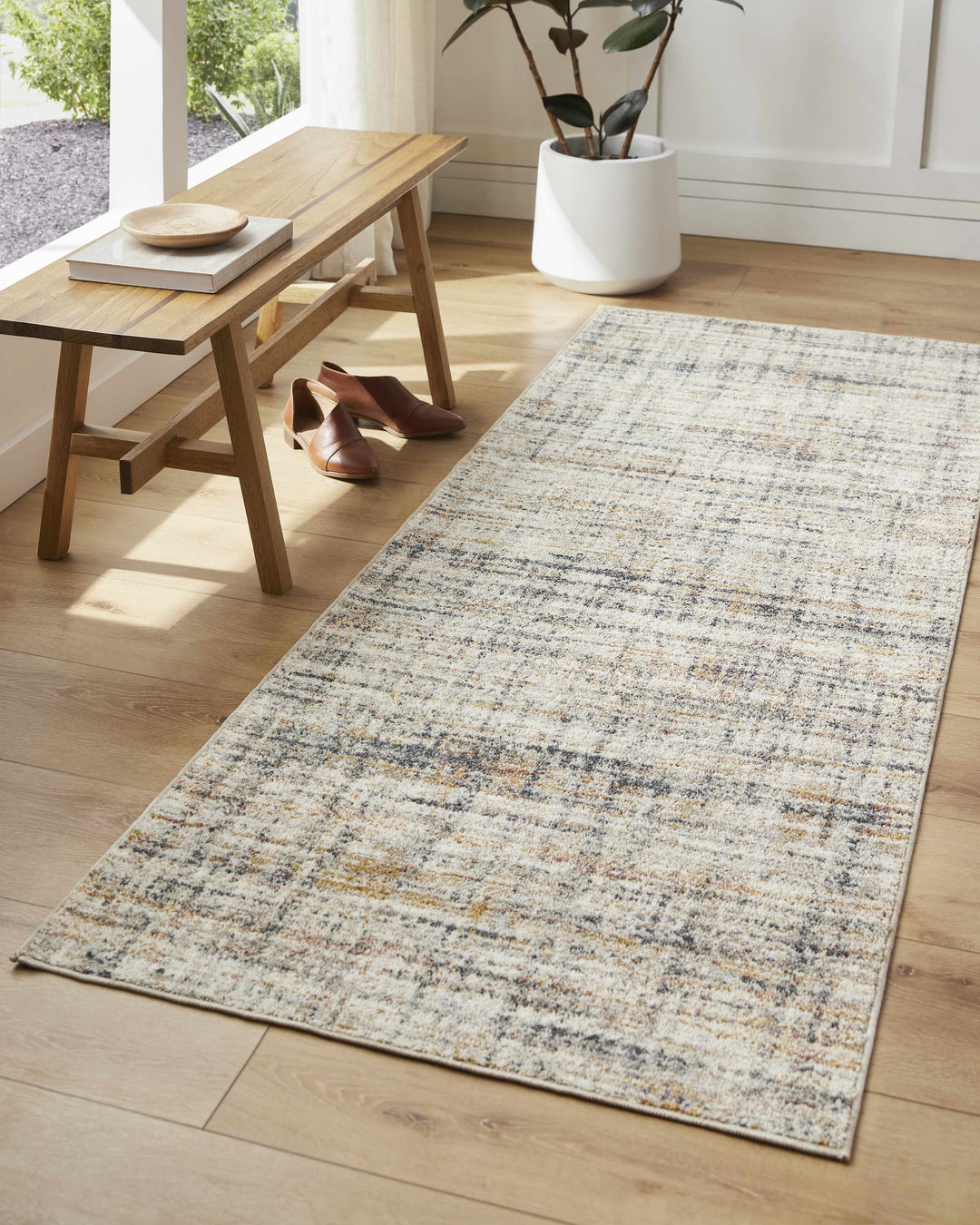 Jules Modern Abstract Design Beige And Gray Rug