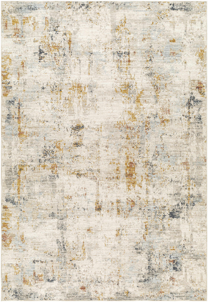 Kacia Contemporary Abstract Design Beige Area Rug