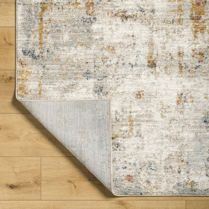 Kacia Contemporary Abstract Design Beige Area Rug