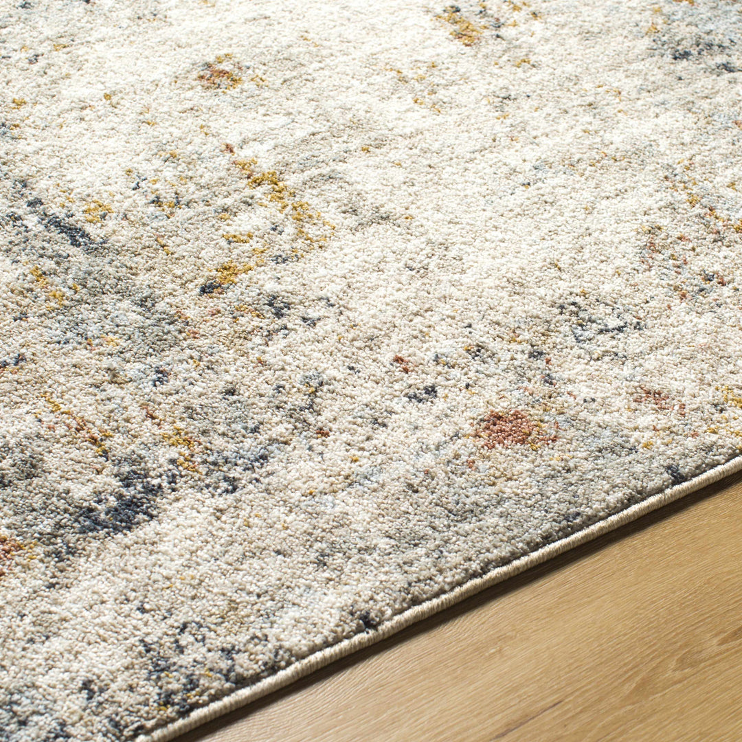 Kacia Contemporary Abstract Design Beige Area Rug