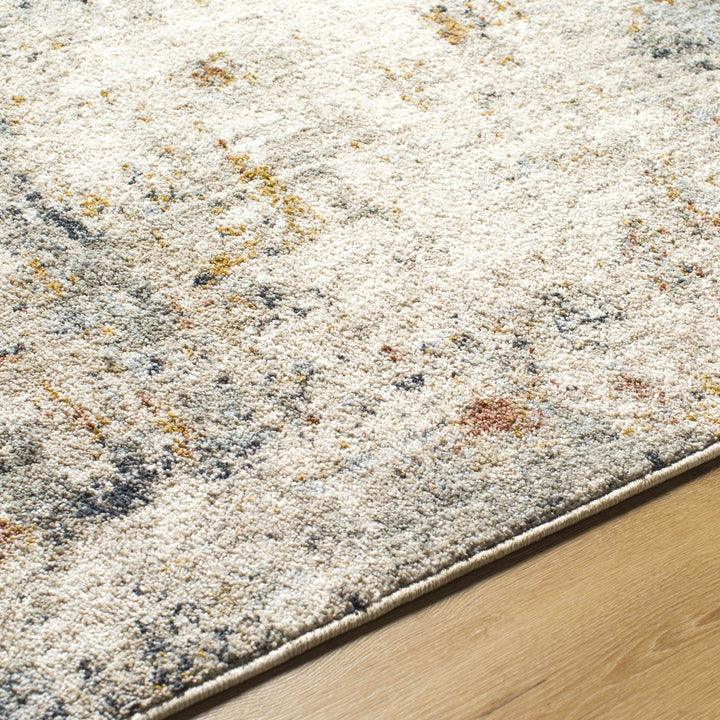 Kacia Contemporary Abstract Design Beige Area Rug