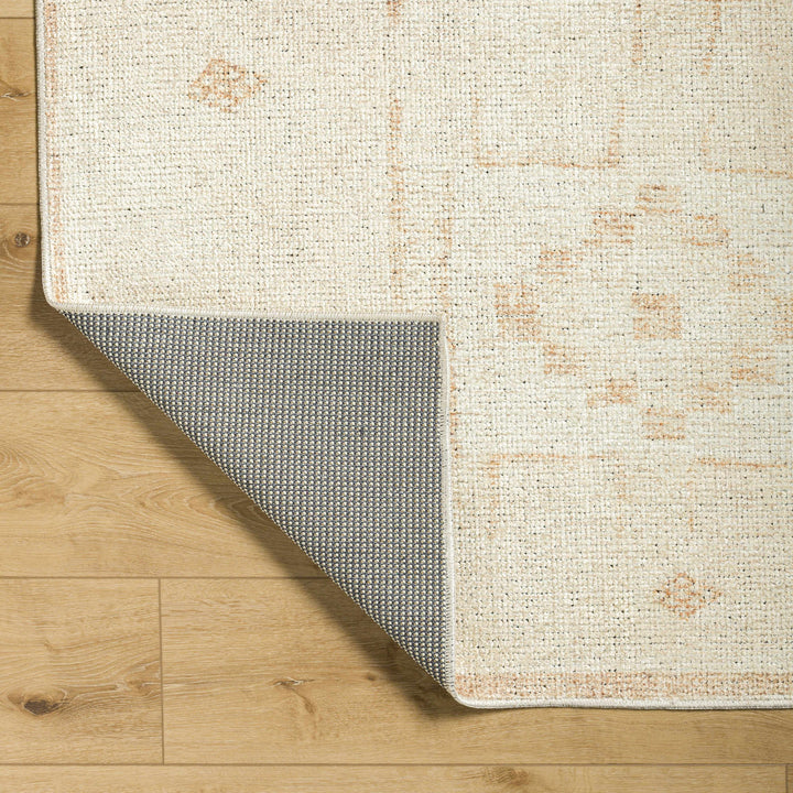 Avril Contemporary Beige And Tan Machine Woven Rug