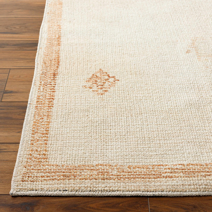 Avril Contemporary Beige And Tan Machine Woven Rug