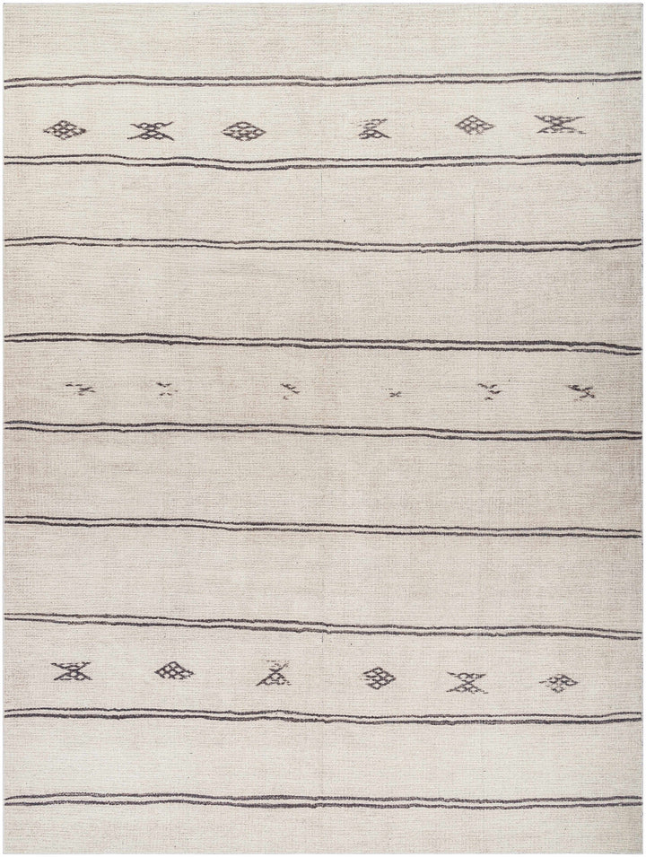 Jana Modern Stripe Pattern Beige Area Rug