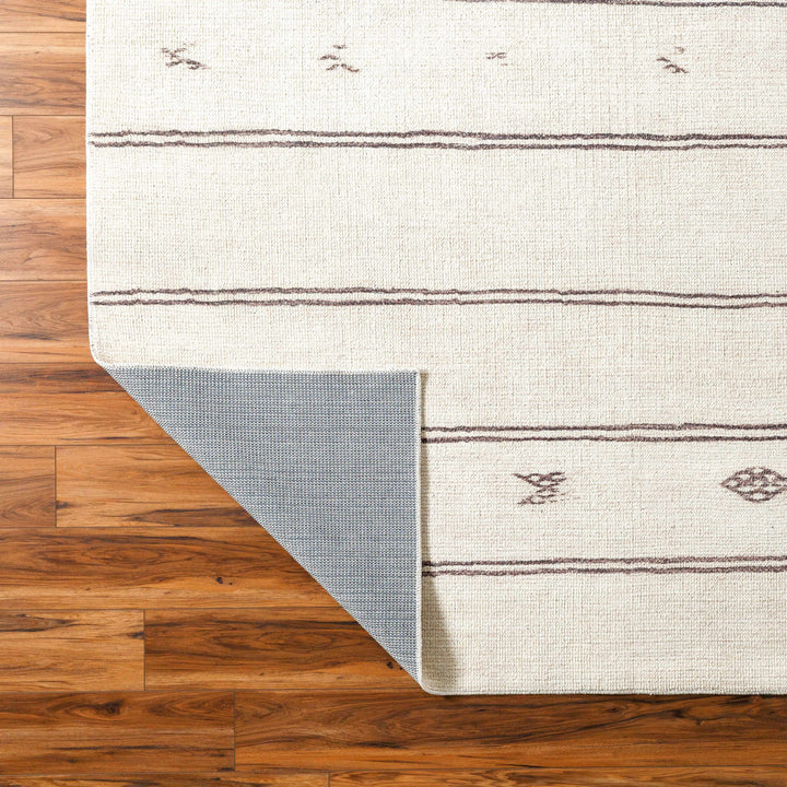 Jana Modern Stripe Pattern Beige Area Rug