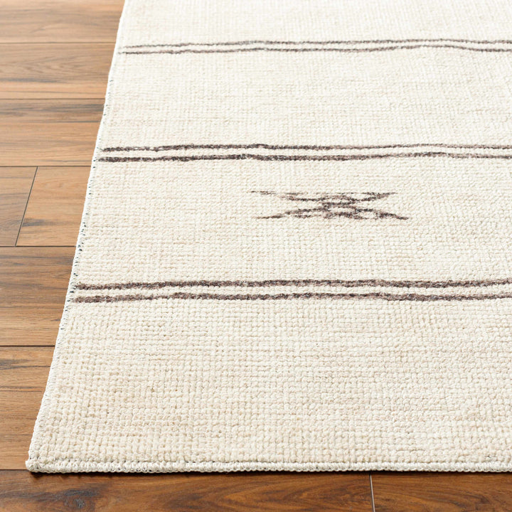 Jana Modern Stripe Pattern Beige Area Rug