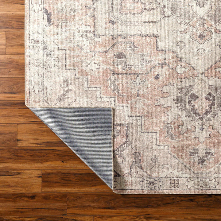 Elle Traditional Style Beige And Peach Area Rug