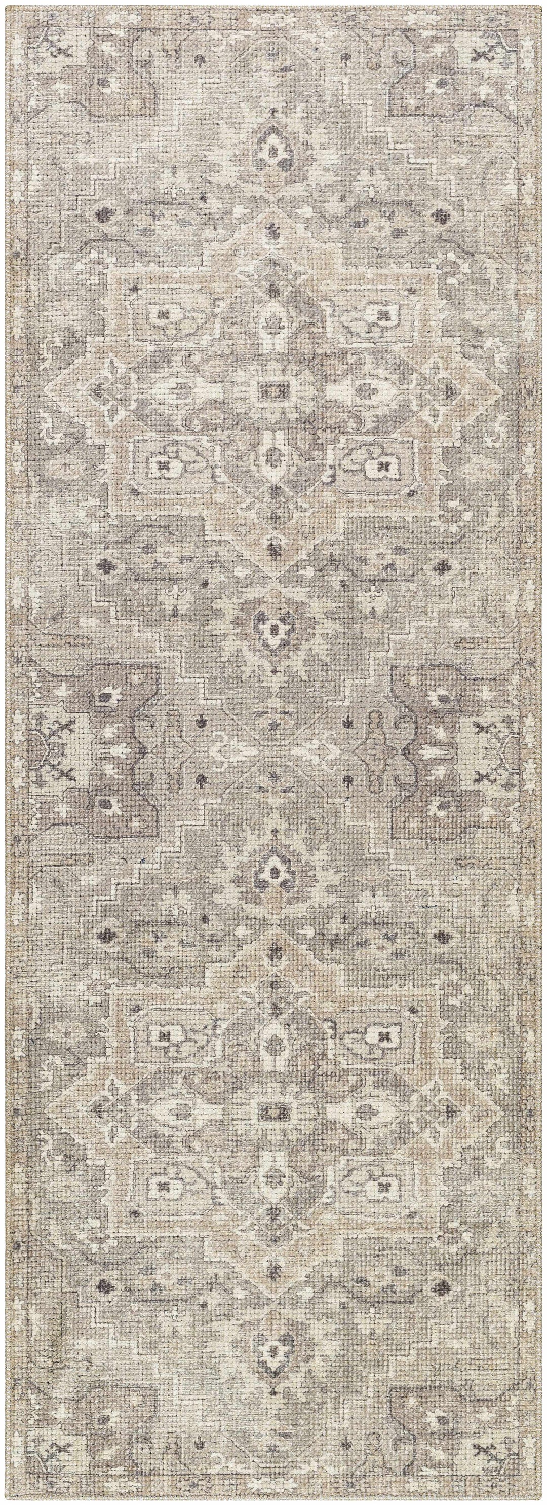 Esau Traditional Gray Machine Woven Area Rug