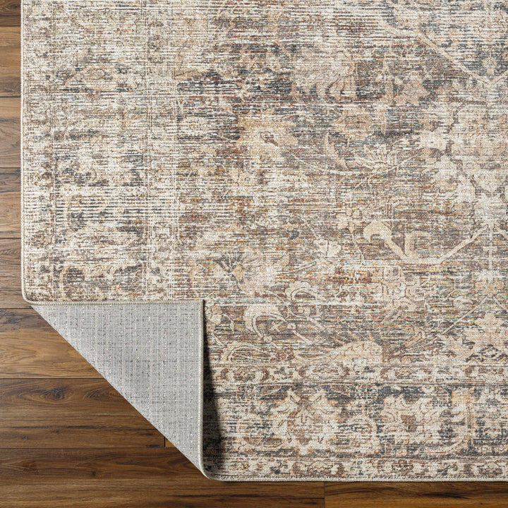 Marlene Traditional Brown And Gray Machine Woven Rug