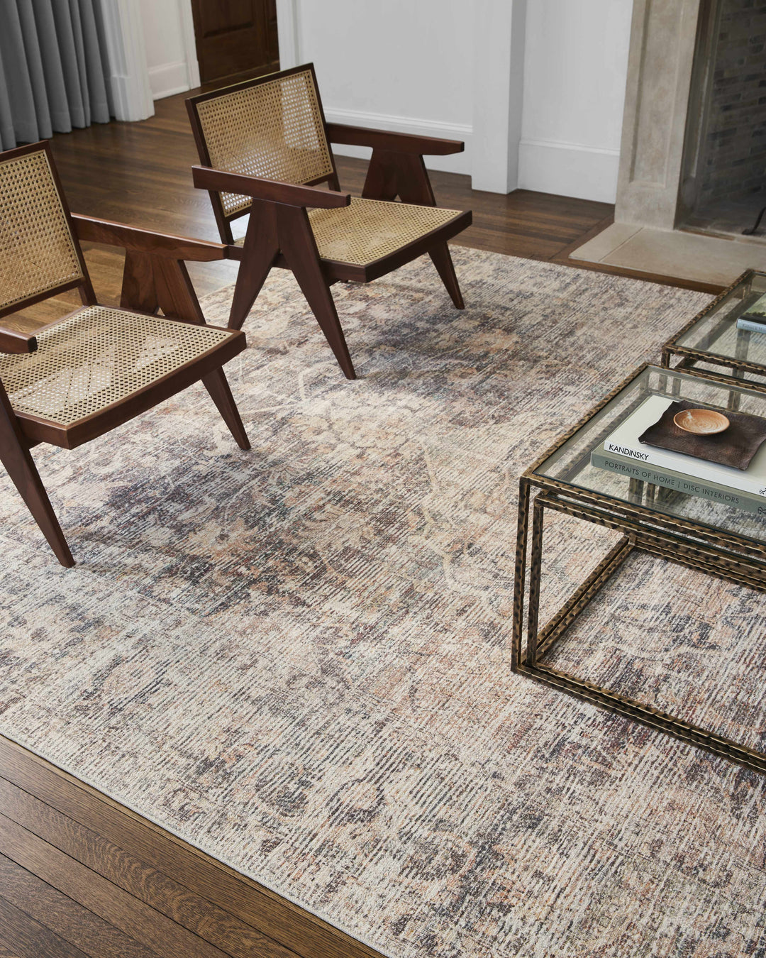 Marlene Traditional Brown And Gray Machine Woven Rug