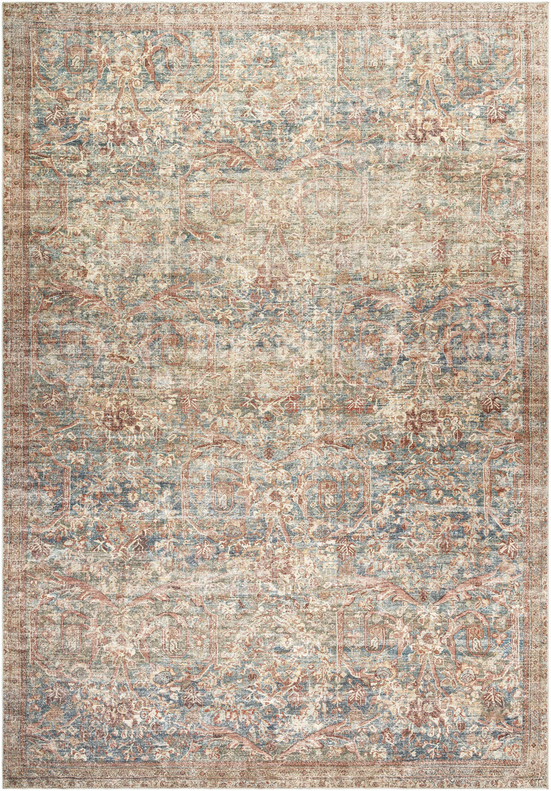 Orhan Traditional Brown Machine Woven Area Rug