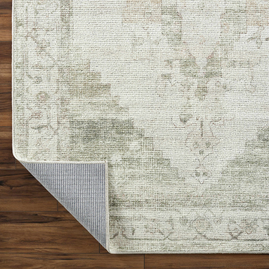 Gyan Traditional Gray And Ivory Machine Woven Rug