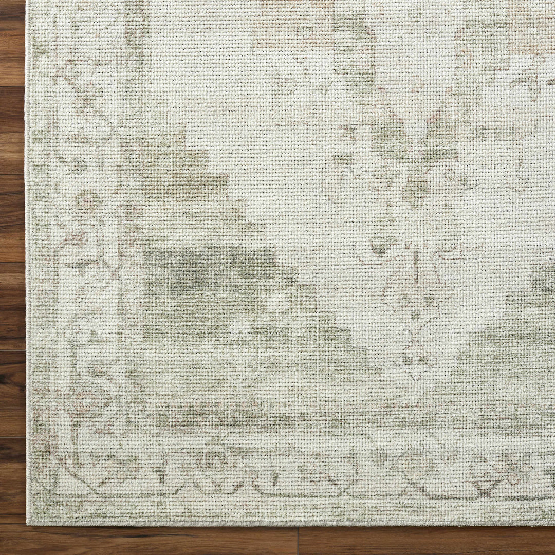 Gyan Traditional Gray And Ivory Machine Woven Rug