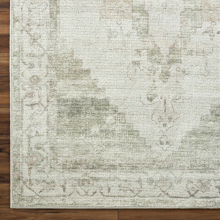 Gyan Traditional Gray And Ivory Machine Woven Rug
