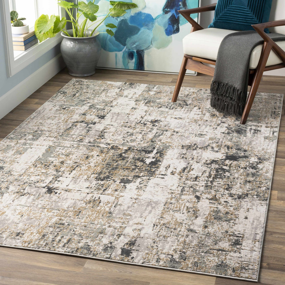 Schaefferstown Modern Abstract Design Gray Area Rug - The Rug Decor