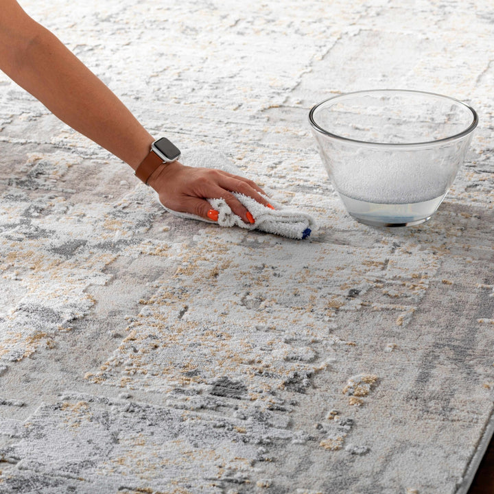 Schaefferstown Modern Abstract Design Gray Area Rug - The Rug Decor