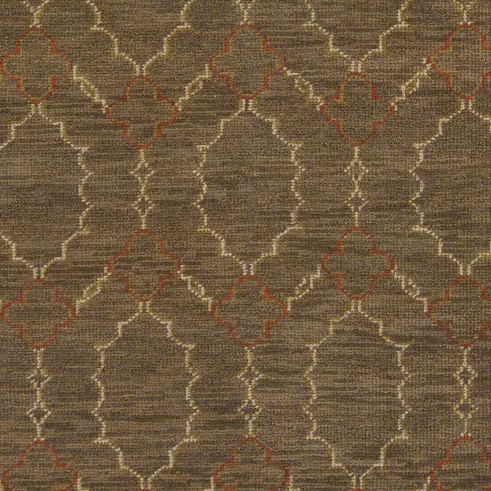 Schneider Brown Modern Style Hand Knotted Wool Area Rug - The Rug Decor