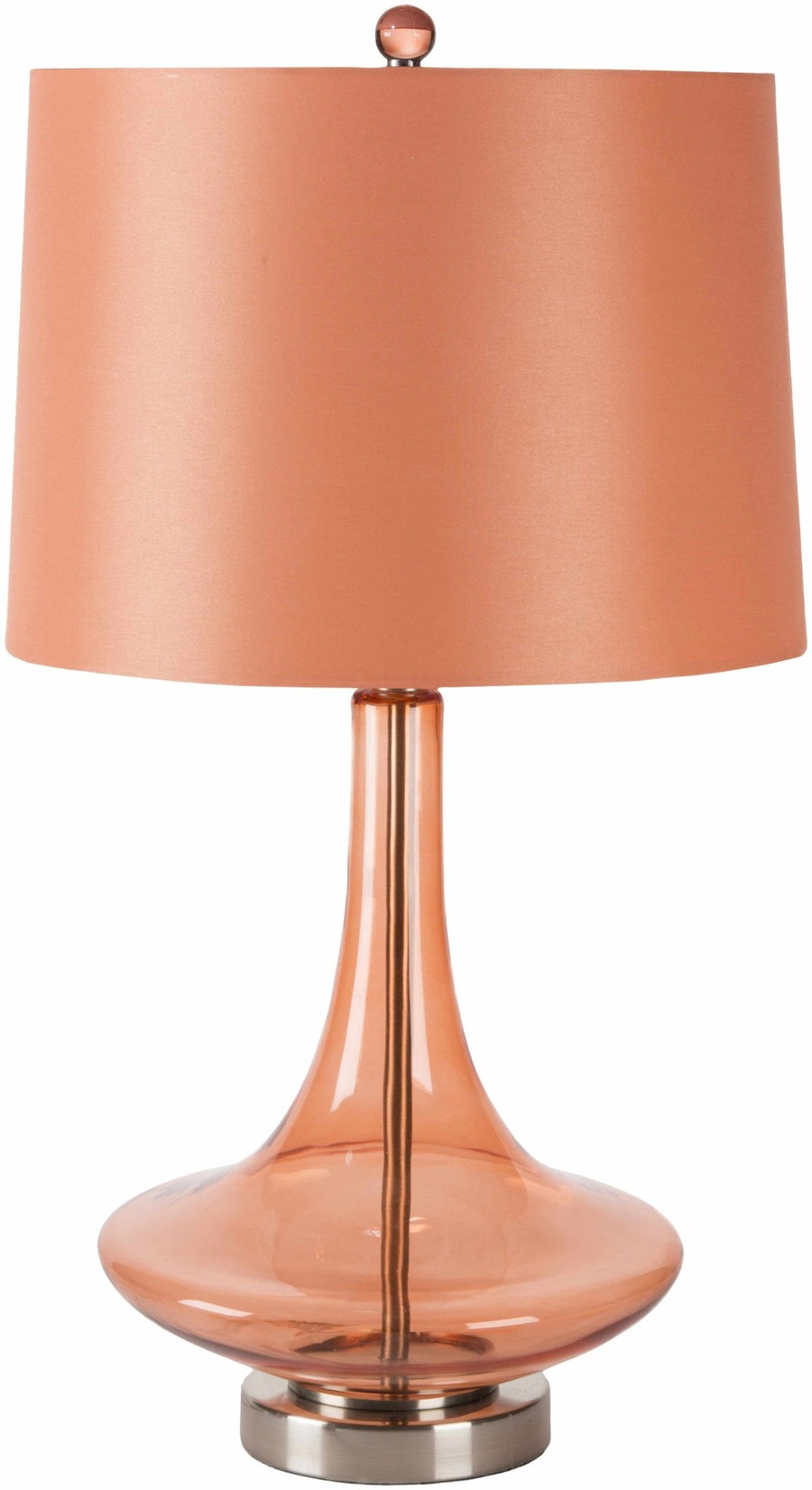 Sciotodale Orange Glass Table Lamp | Contemporary Accent Lighting - The Rug Decor