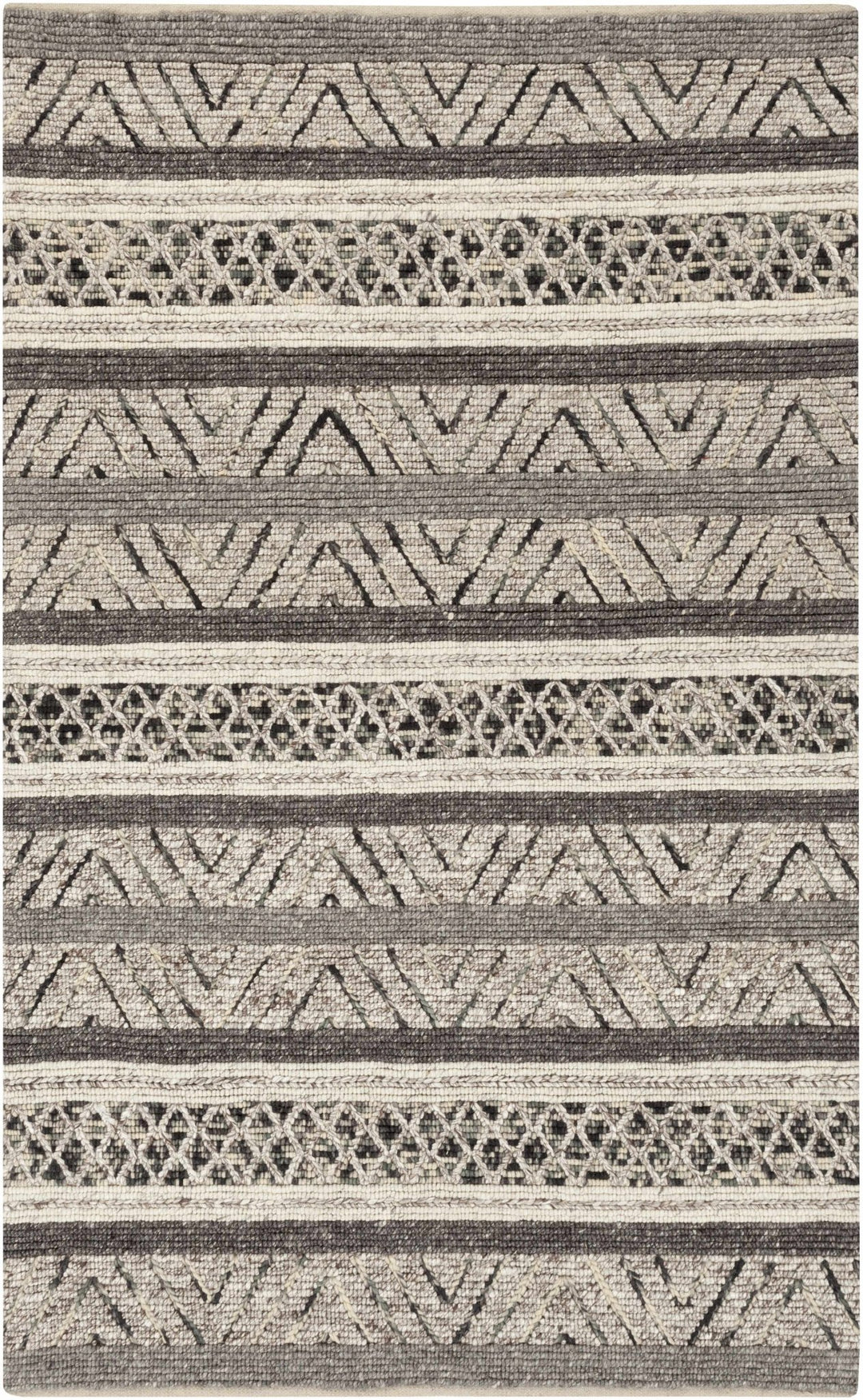 Scotrun Contemporary Gray And Charcoal Premium Rug - The Rug Decor
