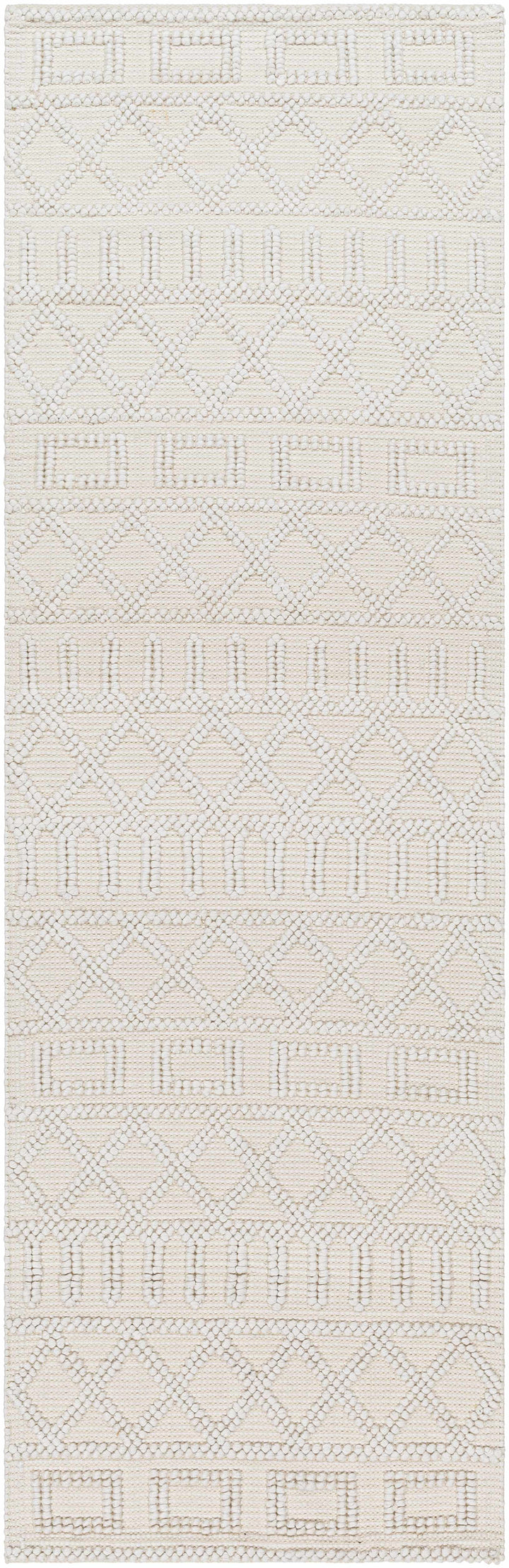 Canta Bohemian Style Beige And ivory Hand Woven Rug