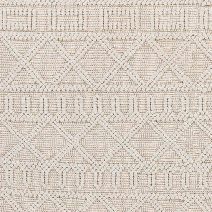Canta Bohemian Style Beige And ivory Hand Woven Rug