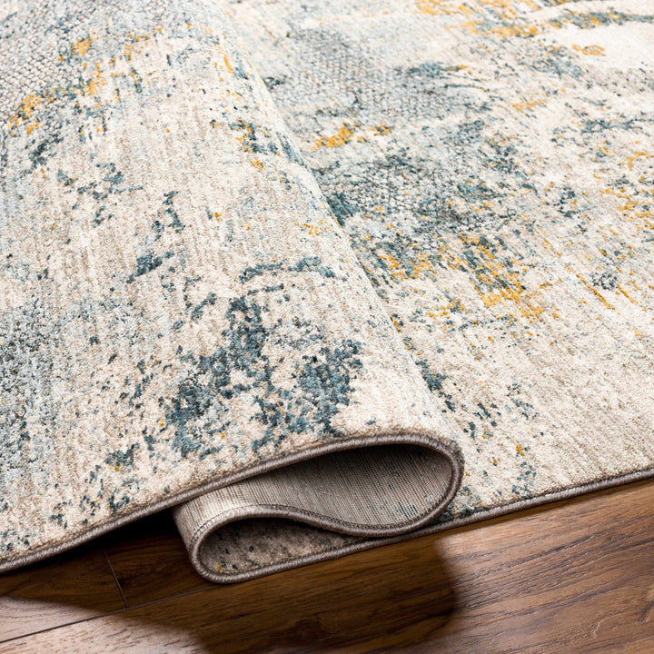 Chaya Modern Abstract Design Beige And Gray Rug