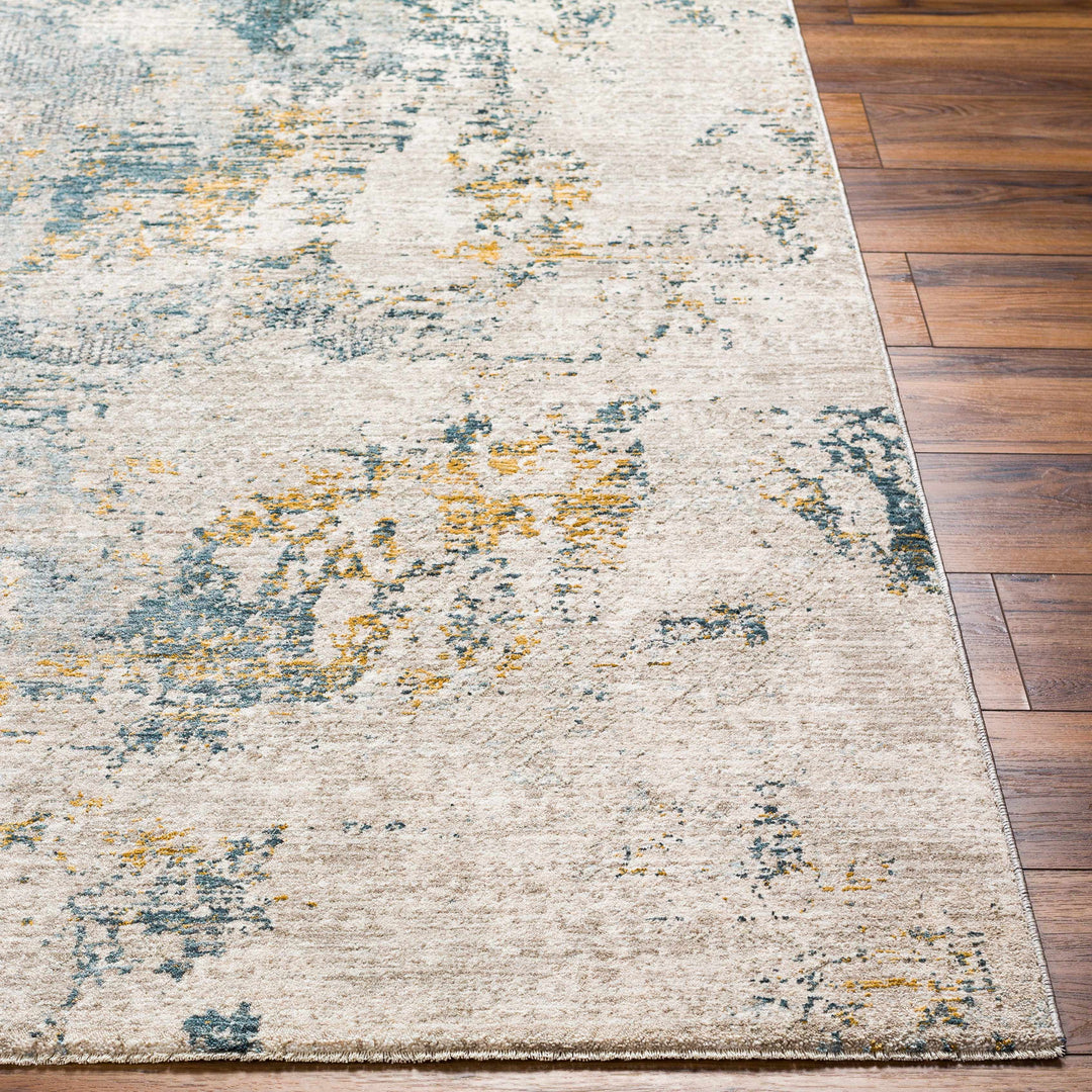 Chaya Modern Abstract Design Beige And Gray Rug