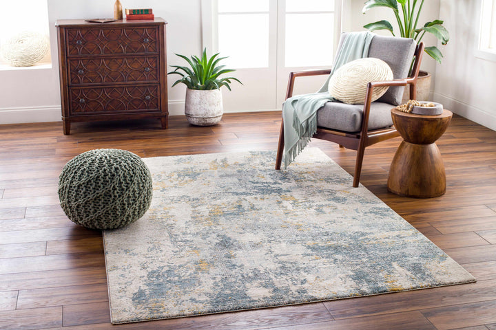 Chaya Modern Abstract Design Beige And Gray Rug