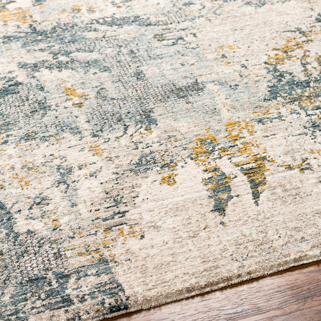 Chaya Modern Abstract Design Beige And Gray Rug