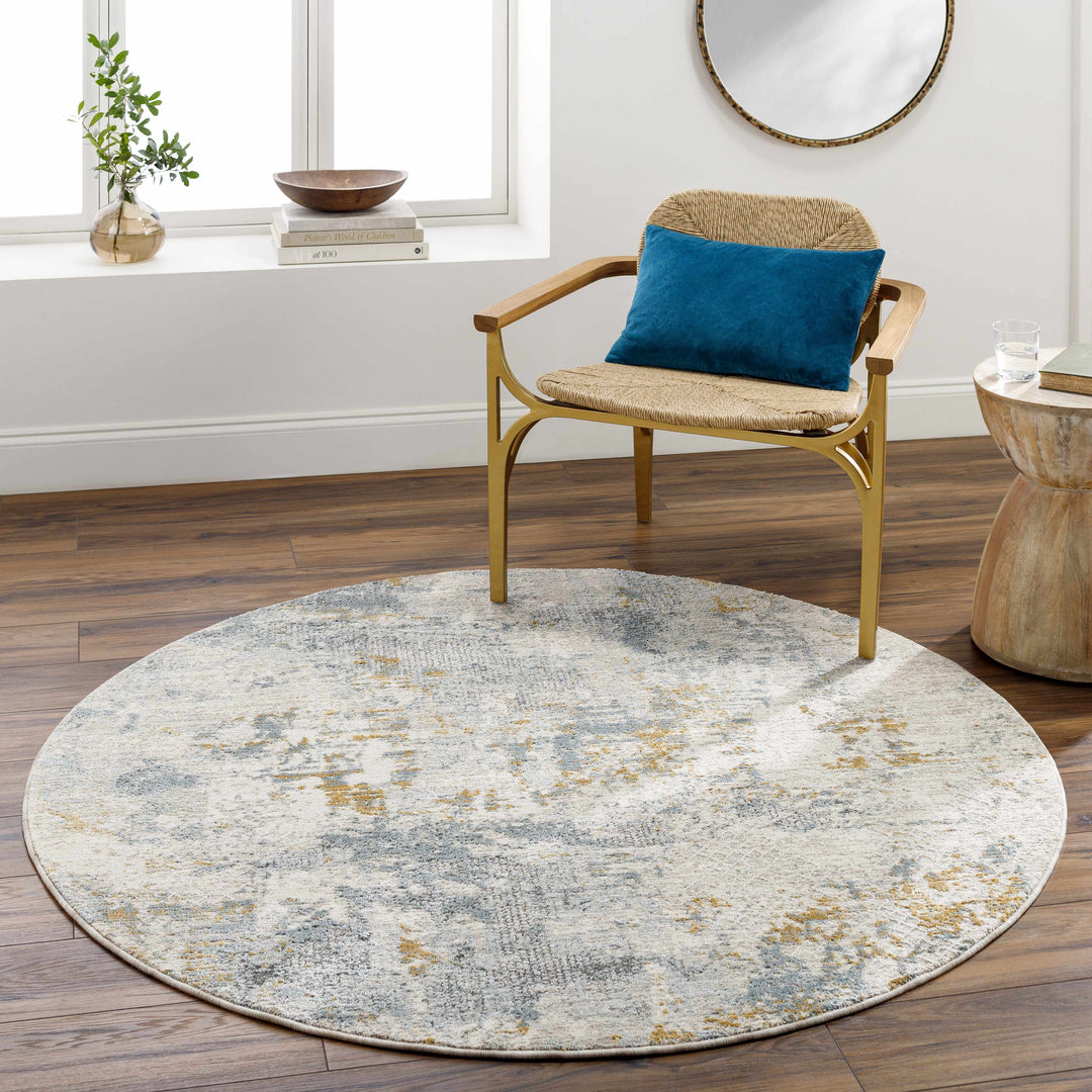 Chaya Modern Abstract Design Beige And Gray Rug