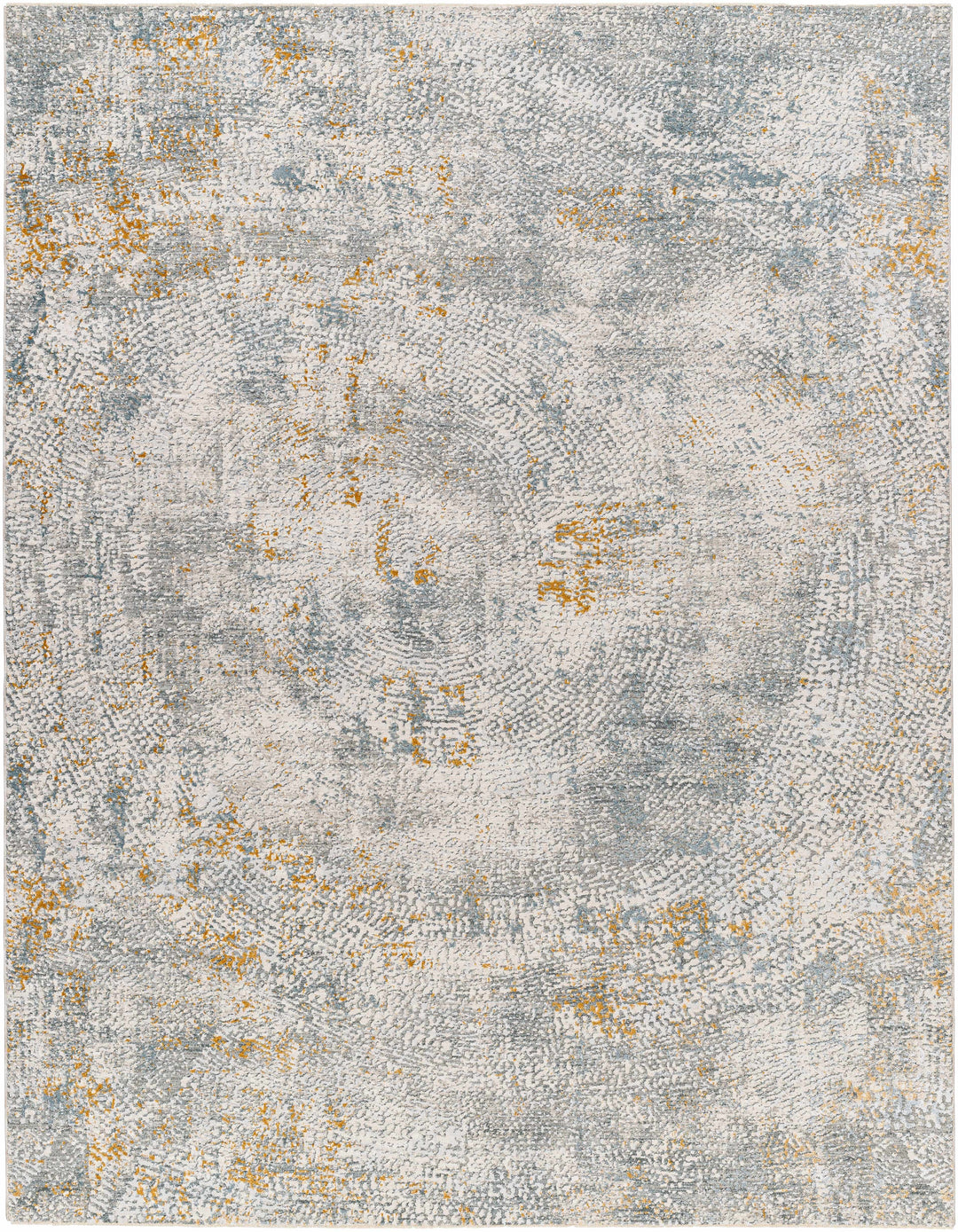 Fleur Modern Abstract Design Gray And Brown Rug