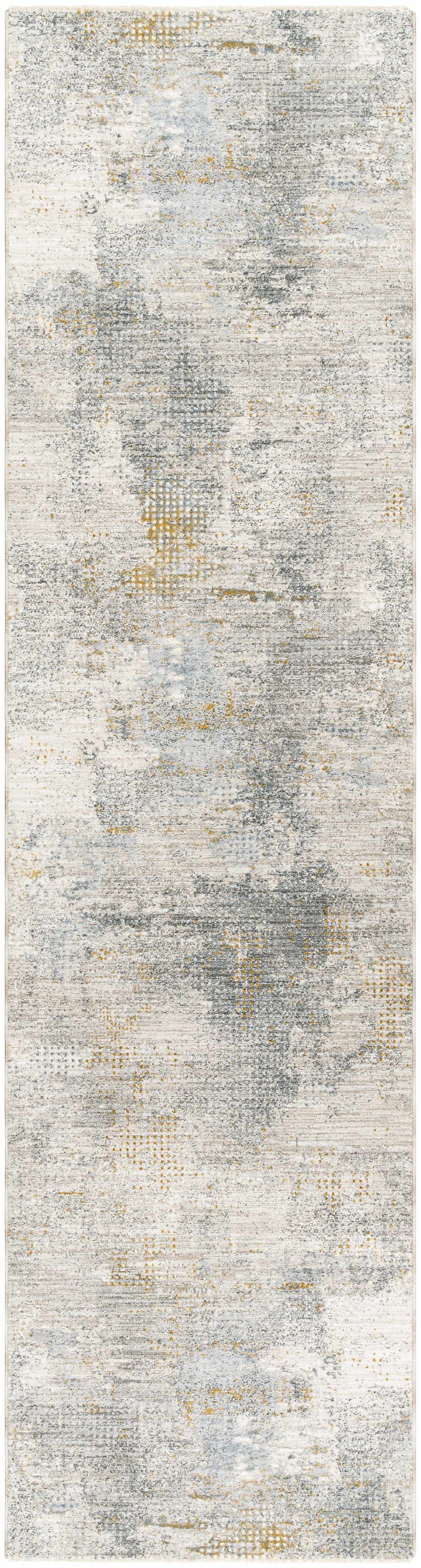 Gryta Contemporary Abstract Style Gray And Beige Rug