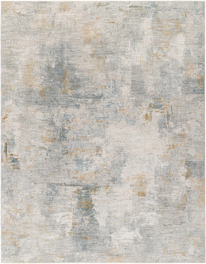 Gryta Contemporary Abstract Style Gray And Beige Rug