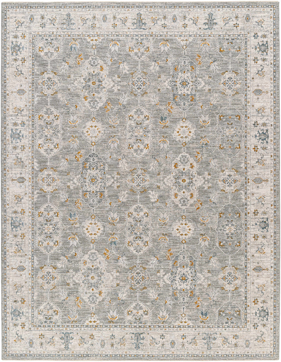 Hafsa Traditional Style Beige And Gray Rug