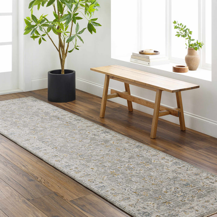 Hafsa Traditional Style Beige And Gray Rug