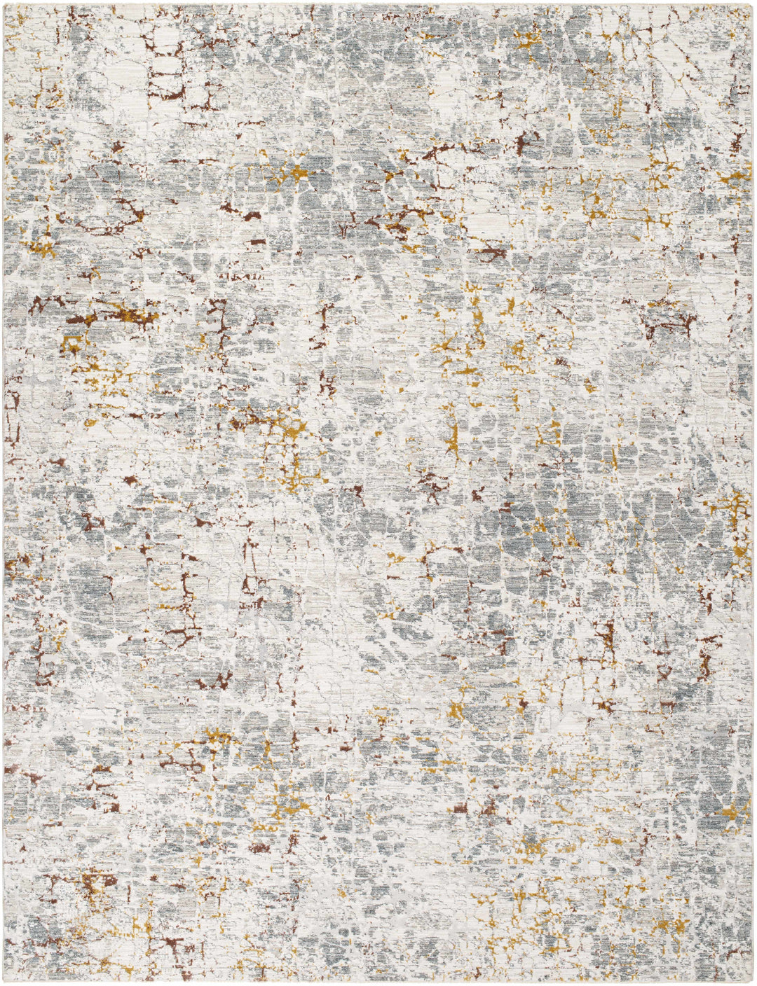 Kasim Gray Contemporary Abstract Design Rug