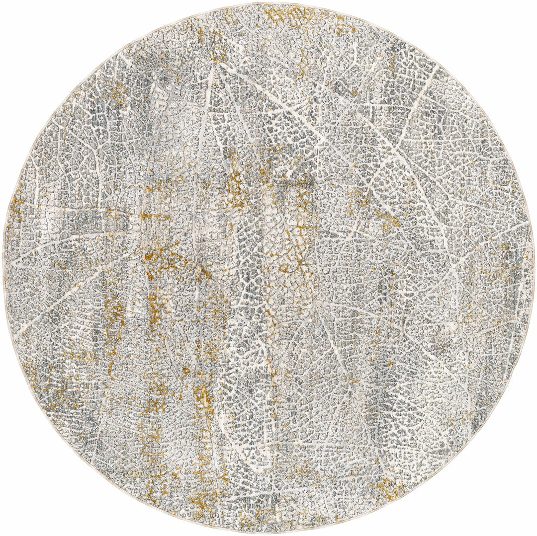 Mila Contemporary Abstract Design Gray Rug