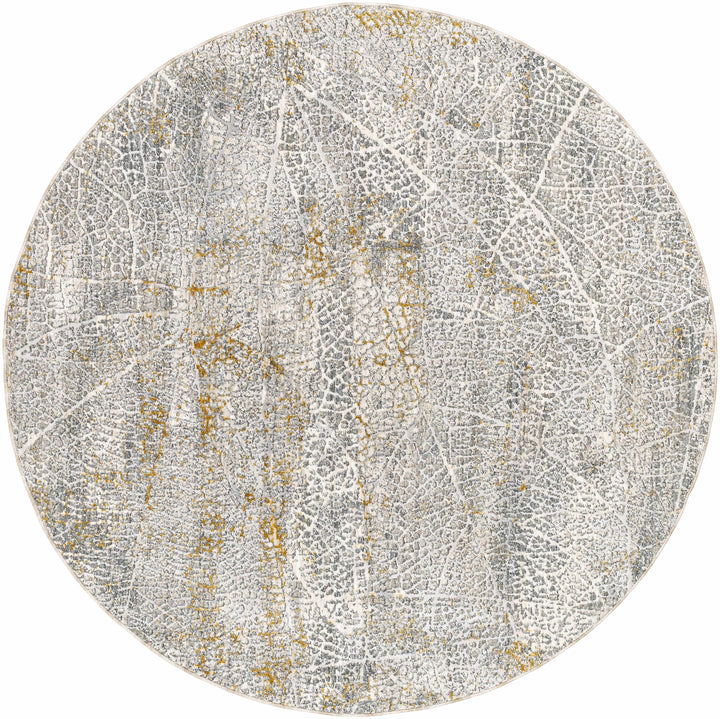 Mila Contemporary Abstract Design Gray Rug