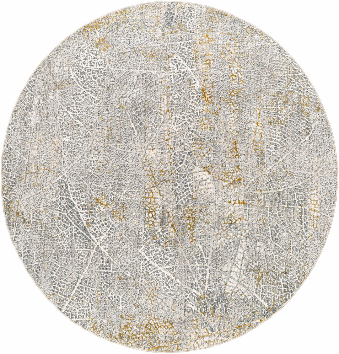 Mila Contemporary Abstract Design Gray Rug