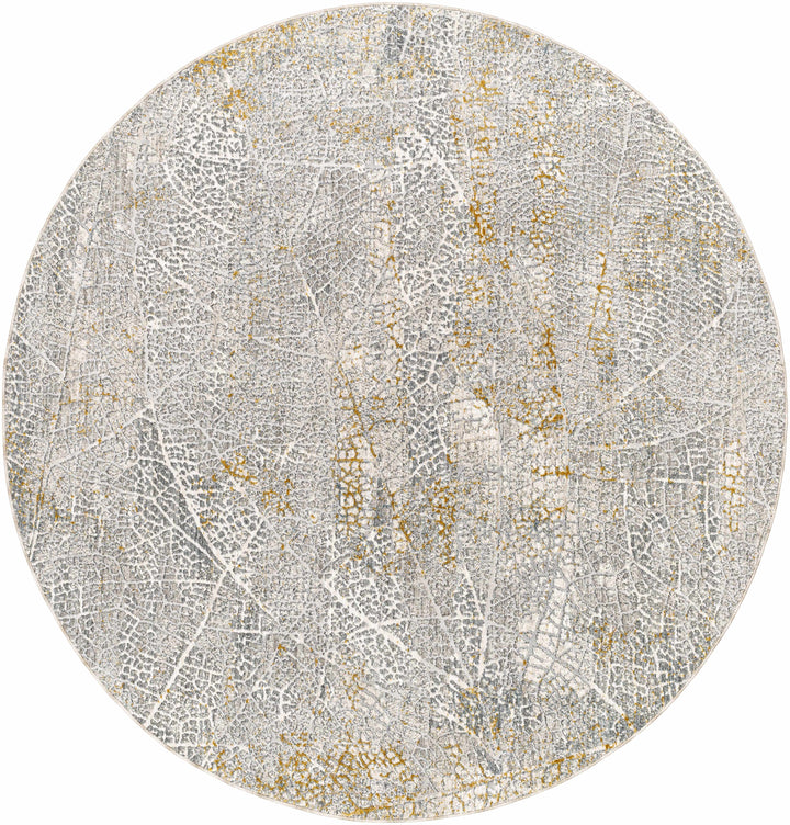 Mila Contemporary Abstract Design Gray Rug