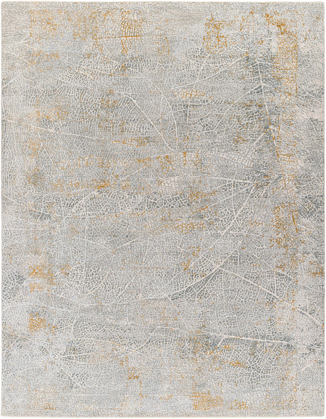 Mila Contemporary Abstract Design Gray Rug