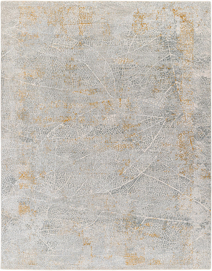 Mila Contemporary Abstract Design Gray Rug