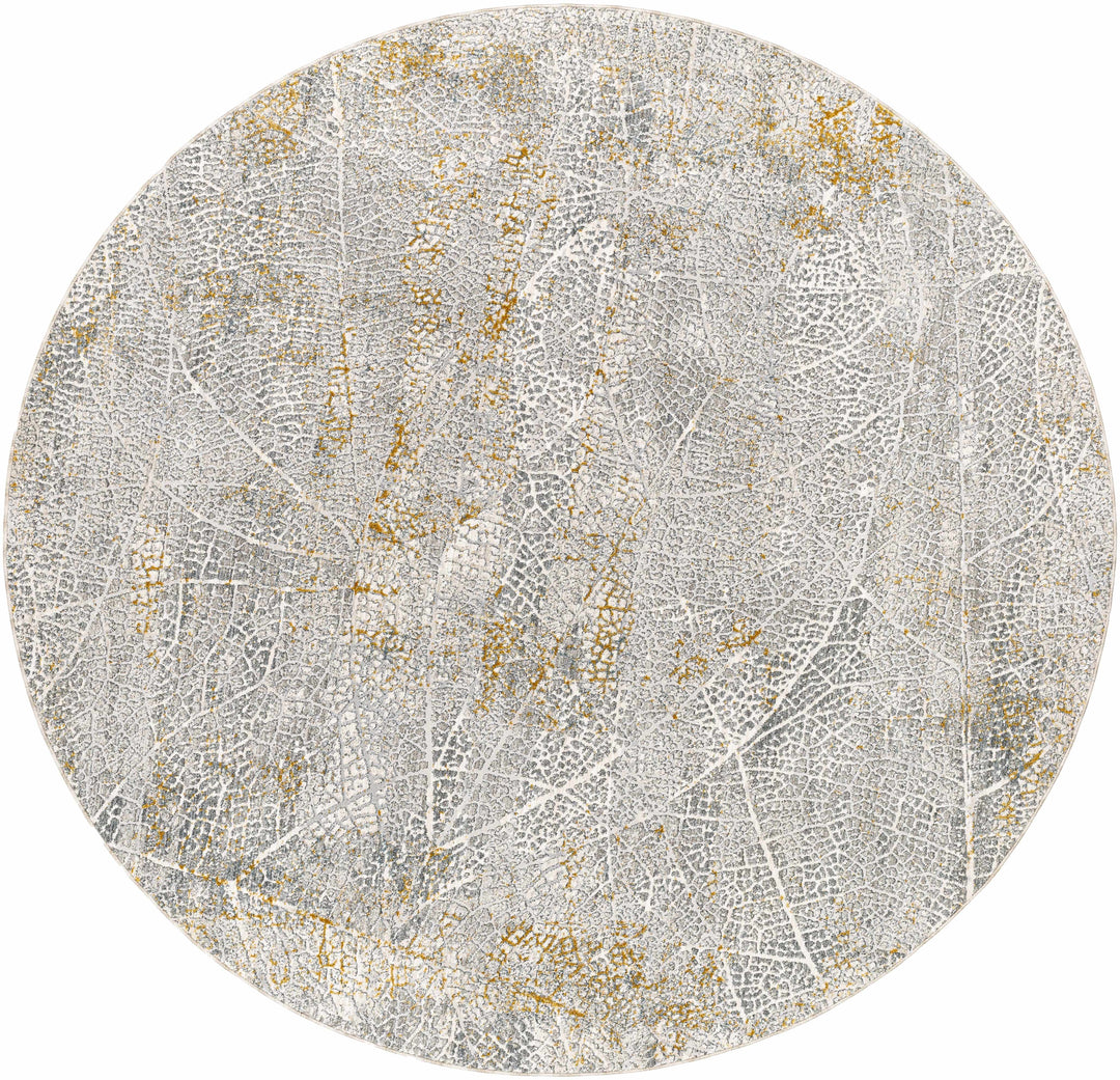 Mila Contemporary Abstract Design Gray Rug