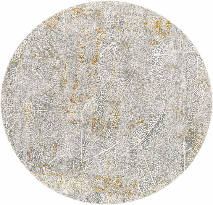 Mila Contemporary Abstract Design Gray Rug