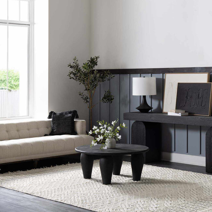 Sean Bohemian Style Ivory And Gray Hand Woven Wool Area Rug - The Rug Decor