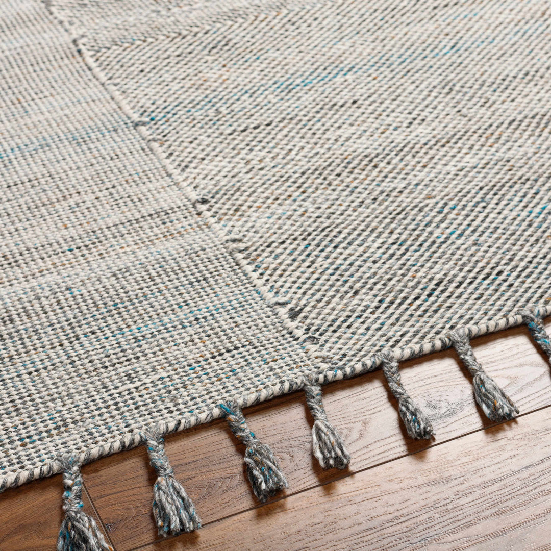 Anaya Traditional Style Ivory And Gray Hand Woven Area Rug