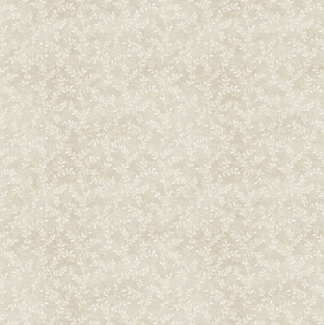 Self - adhesive Beige and Ivory Leaf Printed Wallpaper - The Rug Decor